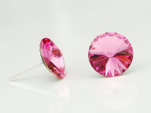 SZTYFTY RIVOLI LEKKI RÓŻ SWAROVSKI 