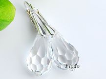 KOLCZYKI KROPLA CRYSTAL 22 mm