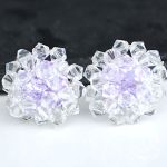 RIVOLI KOLCZYKI CRYSTAL Z FIOLETEM - 2