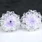 RIVOLI KOLCZYKI CRYSTAL Z FIOLETEM