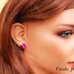 SZTYFTY RIVOLI FUCHSIA SWAROVSKI NOWOŚĆ - 2