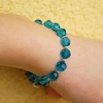BRANSOLETKA KORALIKI INDICOLITE SWAROVSKI - 3