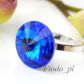 PIERŚCIONEK RIVOLI SWAROVSKI SZAFIR
