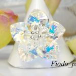 EXTRA DUŻY PIERŚCIEŃ Z SERC CRYSTAL AB - 3